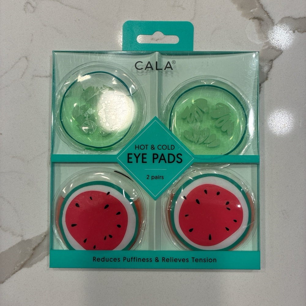 Hot & Cold Eye Pads - Green & Pink Watermelon Design